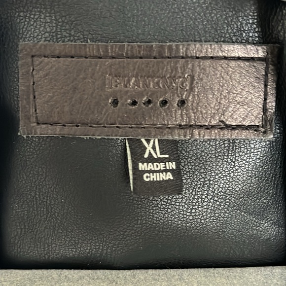 Blank NYC Black Faux leather Moto jacket.  Size XL. NWT - Picture 5 of 5